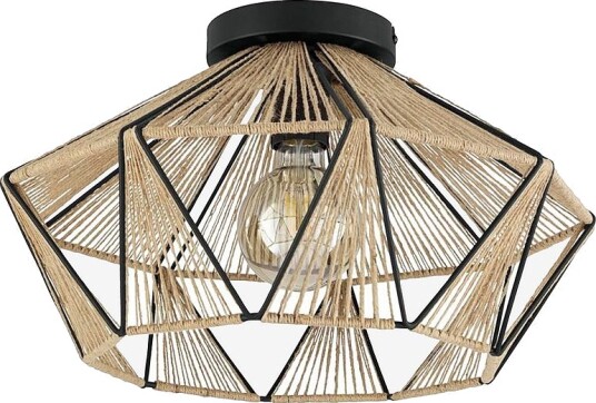 EGLO Taklampe Adwickle Svart Plafonder