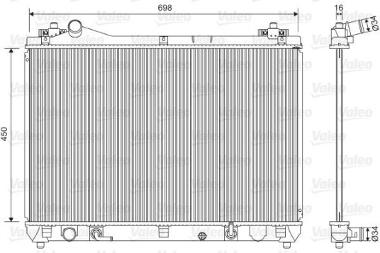 Radiator VALEO 701592