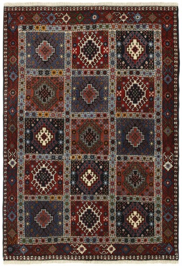 Håndknyttet. Opphav: Persia Yalameh Teppe 100x145