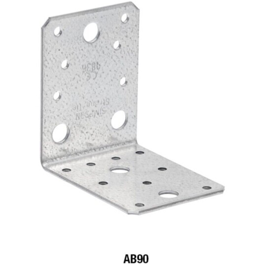 Simpson Strong Tie Vinkelbeslag 90 Uten R Ean 88 X 88 X 2,5 X 65