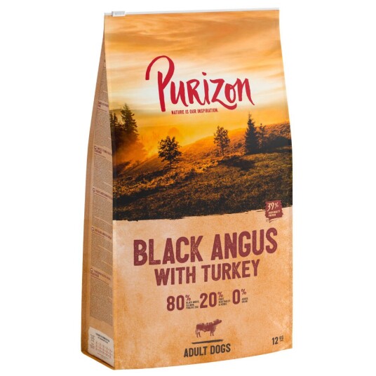 Purizon Black-Angus-Okse Med Kalkun Adult Kornfri 12 kg Purizon Black-Angus-Okse Med Kalkun Adult Kornfri 12 kg