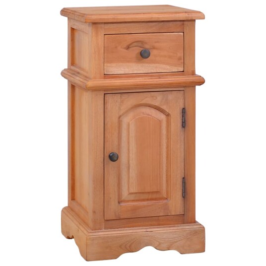 vidaXL Nattbord heltre mahogni