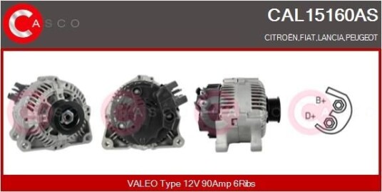 Dynamo CASCO CAL15160AS Dynamo CASCO CAL15160AS