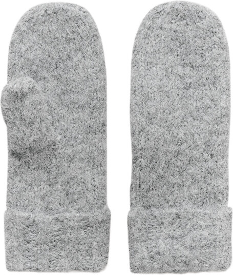 Kaffe Kakiri Knit Gloves   Grey   ONE SIZE