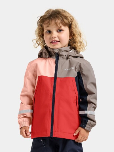 Didriksons Kids' Pilvi Jacket 2 Powder Peach 140 Didriksons Kids' Pilvi Jacket 2 Powder Peach 140