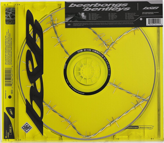 Post Malone Beerbongs & Bentleys CD Post Malone Beerbongs & Bentleys CD