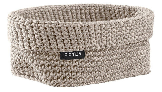 Blomus Tela tekstilkurv L 12 x 20 cm Moonbeam 1721752-03-0 1721751-03-0 Blomus Tela tekstilkurv L 12 x 20 cm Moonbeam 1721752-03-0 1721751-03-0