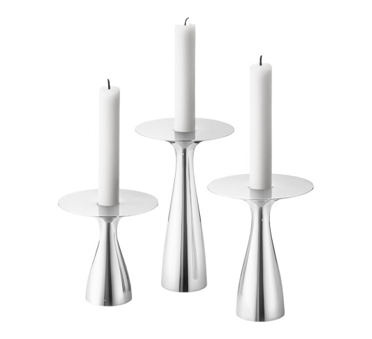 Georg Jensen Alfredo lysestaker 3 stk
