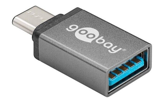 Goobay USB 3.0 C til A Adapter Grå - 5 Gbit/s Overføring
