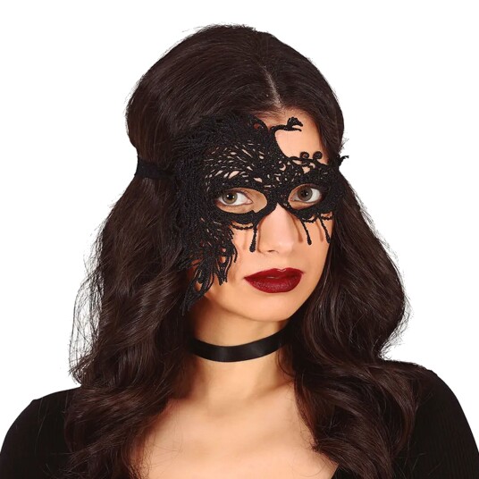 Fiestas Guirca Ansiktsmasker Blonder Svart One size 12029