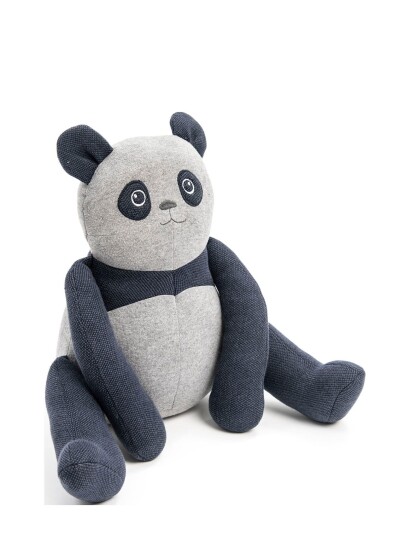 Smallstuff Toy/ Sitting Cushion Panda, Denim - Multi/patterned - 48X 30X 15 Smallstuff Toy/ Sitting Cushion Panda, Denim - Multi/patterned - 48X 30X 15