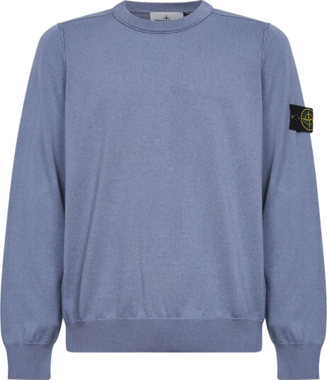 Stone Island Knit Crewneck Sweater Blue M