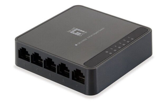 LevelOne GEU-0522 5-Port Gigabit Switch (4015867202500)
