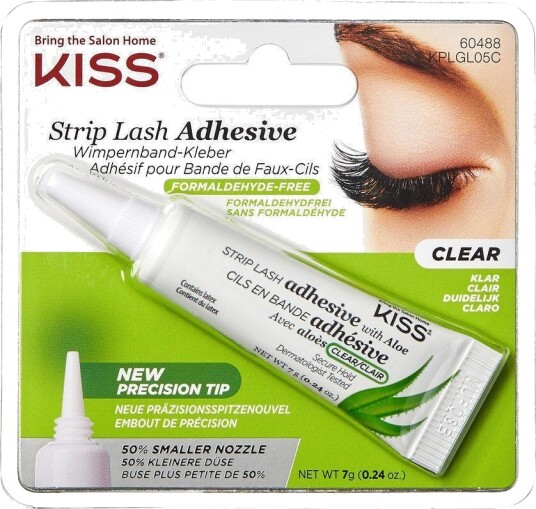 KISS Lash Glue Ever Ez Aloe Vera Adhesive Latex Clear 7g
