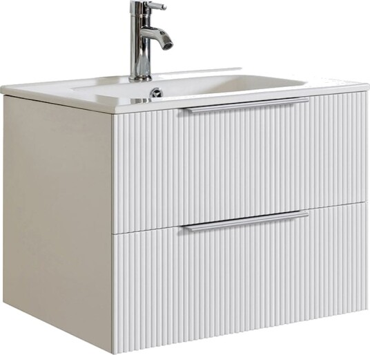 A-collection Fovere Ribb Servantskap Hvit Matt / 60cm A-collection Fovere Ribb Servantskap Hvit Matt / 60cm