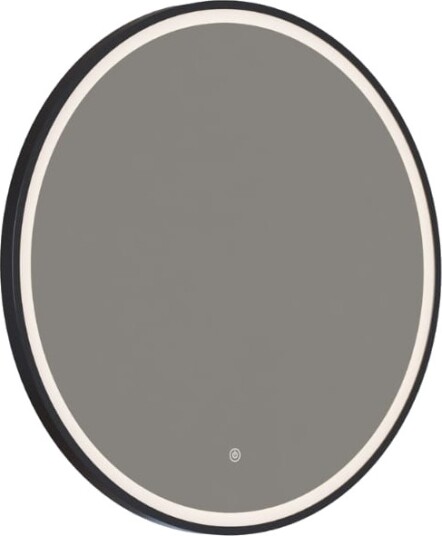 Dansani Shine Rundt Speil med lys Ramme Svart / 60cm Dansani Shine Rundt Speil med lys Ramme Svart / 60cm