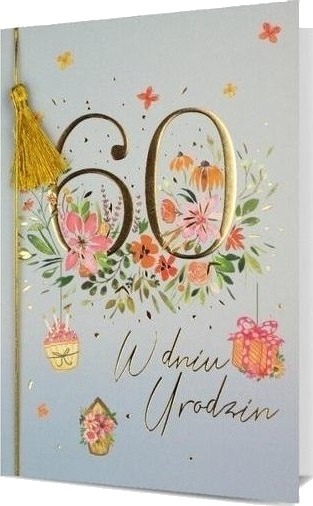 Kort B6 Bursdag 60