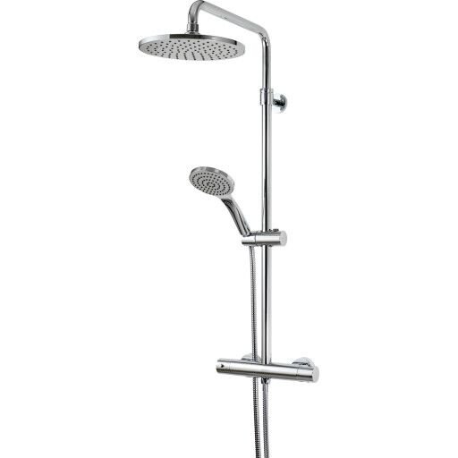 Pressalit Wave Waterfall 400 dusjsett, krom