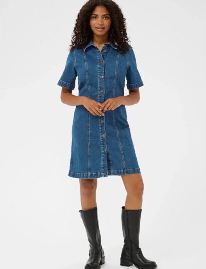 Kaffe Kalena Denim Dress Blue 46 Kaffe Kalena Denim Dress Blue 46