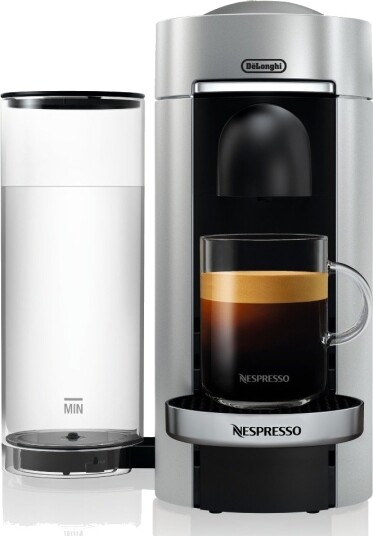NESPRESSO VERTUO PLUS DELUXE KAPSELMASKIN BY DELONGHI SØLV ENV155.S