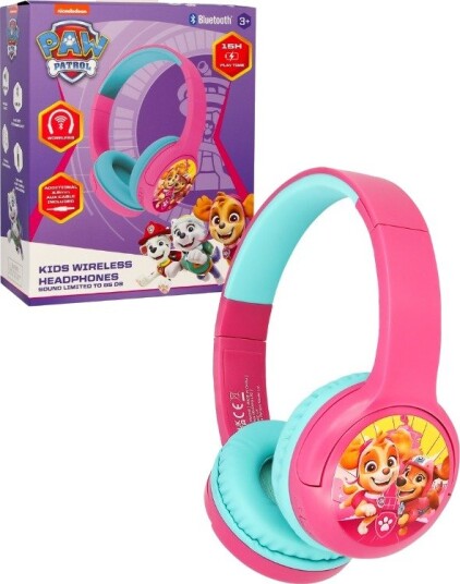 Paw Patrol Skye Trådløse On-Ear Hodetelefoner 85 Db