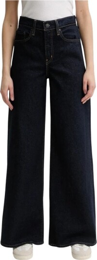 Levi's 728 HR Wide Leg Blå Jeans med Høy Midje til Dame Levi's 728 HR Wide Leg Blå Jeans med Høy Midje til Dame