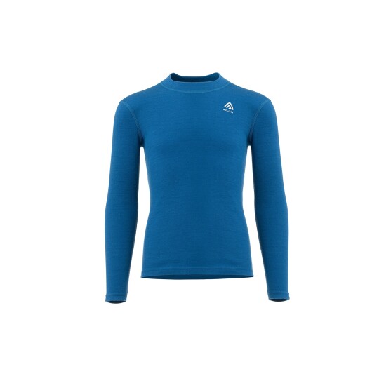 Aclima WarmWool Crewneck JR Corsair / Marengo 140