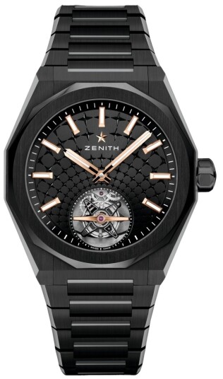 Zenith Herreklokke 49.9300.3630 21.I001 Defy Skyline Sort/Keramik Zenith Herreklokke 49.9300.3630 21.I001 Defy Skyline Sort/Keramik