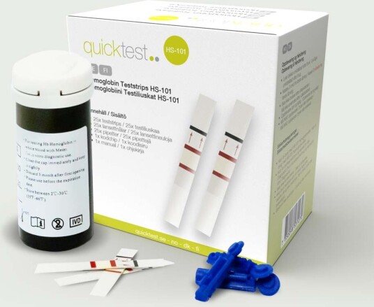 Quicktest Sverige hb Refill   Teststrimler 25 stk