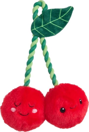 Little&Bigger Juicy Vibes Plushy Cherries With Rope