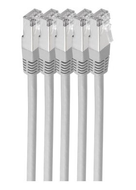 Shiverpeaks Bs75711-H-Set5 Netzwerkkabel Grau 1 M Cat6 S/Ftp (S-Stp) (Bs75711-H-Set5)