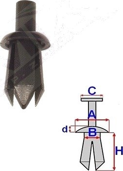 Clip ROMIX C70434