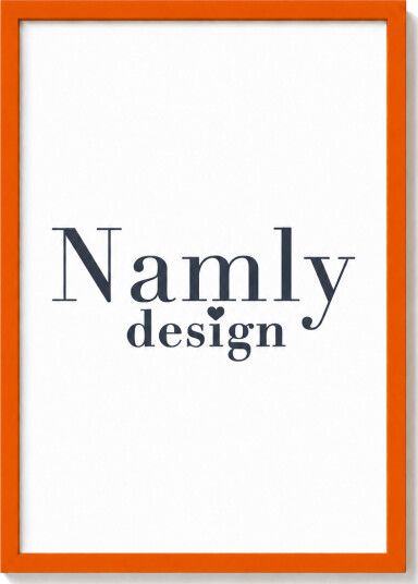 Ramme – Oransje 30x40 cm