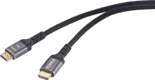 Speaka Professional Hdmi Tilkoblingskabel Hdmi A Hann Til Hann 1,00 M Svart 8K Uhd Sp 13125624