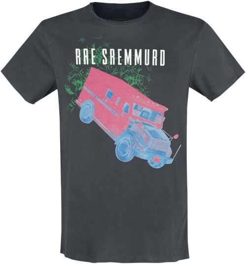 Rae Sremmurd T-skjorte - Amplified Collection - Cash Heist - S til 3XL - Herrer - koksgrå