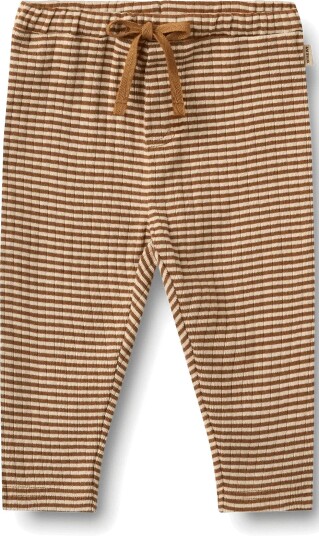 Wheat Jersey Pants Manfred WARM HAZEL STRIPE 62