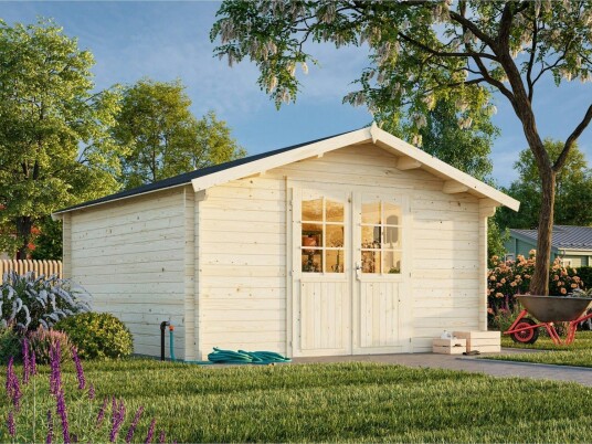 Palmako Anneks lotta 13,9 14,4 m2. 34 mm laft Palmako Anneks lotta 13,9 14,4 m2. 34 mm laft
