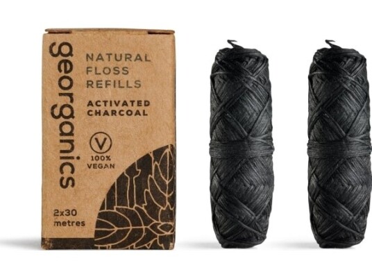 Georganics Refill Tanntråd Med Naturlig Karbon 30Mx2 Georganics Refill Tanntråd Med Naturlig Karbon 30Mx2