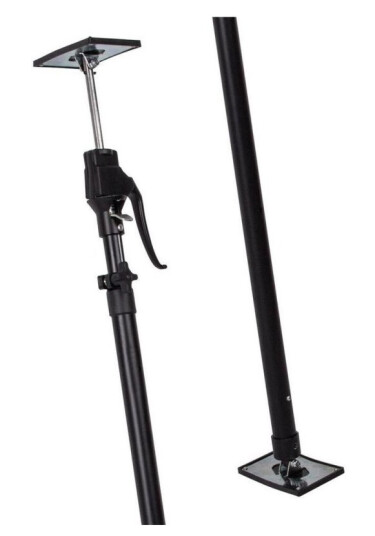 Wolfcraft Justerbar Gipsstøtte med Uttrekkbar Stang, Maks 30 kg, Sort Wolfcraft Justerbar Gipsstøtte med Uttrekkbar Stang, Maks 30 kg, Sort