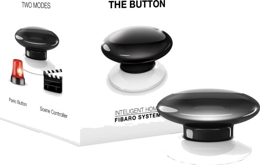 Fibaro knapp (sort)