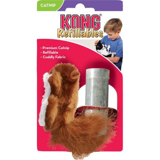 Kong Cat Kickeroo Ekorn Med Kattemynte