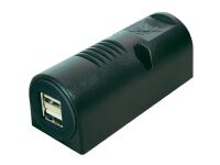 PROCARE ProCar 67323501 USB-opbygnings-dobbeltstikdåse Tilladt belastning strøm maks.: 5 A