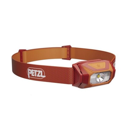 Hodelykt Petzl Tikkina   300 lm / 3 x AAA Rød