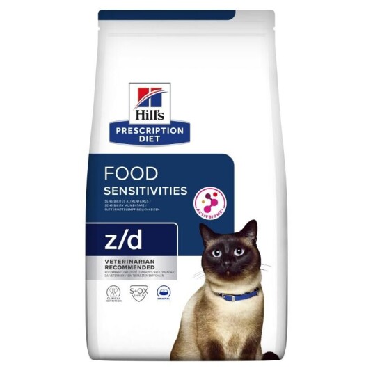 Hill's Prescription Diet z/d 3 kg Tørrfôr til katt for hud- og pelspleie