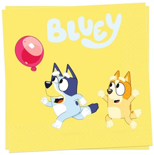 Servietter Bluey Pk/16 Servietter Bluey Pk/16
