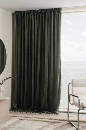 Jotex SAVANNAH RECYCLED gardin med multifunksjonsbånd 1 lengde - ekstra bred 1731392-03-0 1688164-09-220