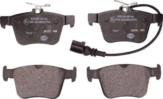 HELLA 8DB 355 025 661 Bremseklosser