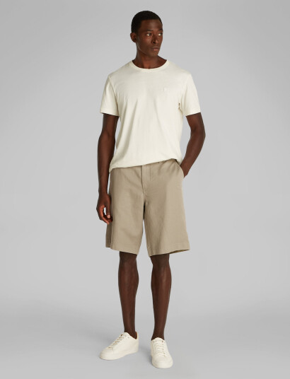 Calvin Klein Jeans Linen Tencel Short - Beige - 31 Calvin Klein Jeans Linen Tencel Short - Beige - 31