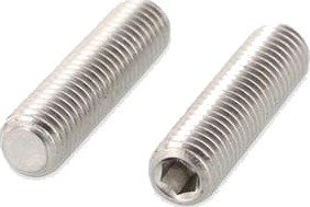 Schäfer & Peters 40264835 Stoppskrue M8 MP6SS A4, ISO 4026 (DIN 913) M8 x 35 mm, 200-pakk, Innfesting