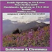 MediaTronixs Antonin Dvor?k : Symphonies for Four Hands (Goldstone, Clemmow) CD (2006) Pre-Owned